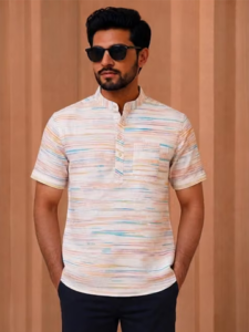 khadi cotton short kurtas